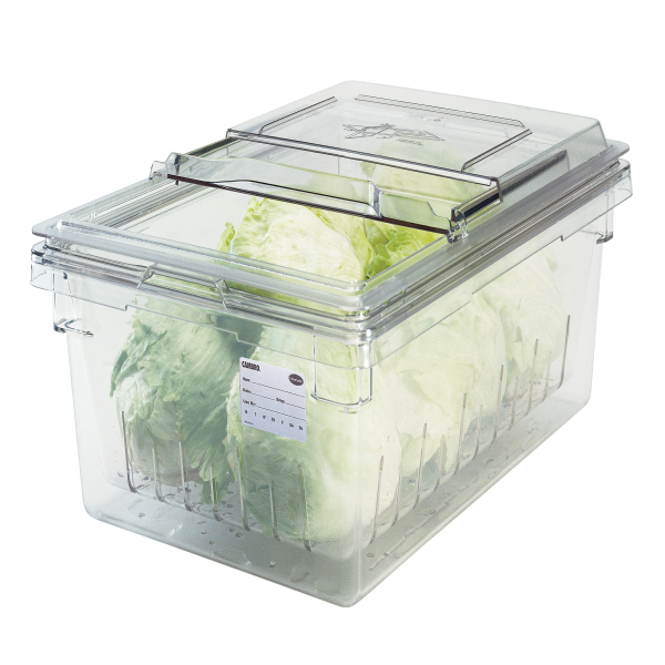 CAMBRO 1218CW 與 1826CW 專業透明食物儲藏盒-可加購平蓋,拉蓋,排水架,濾水盆