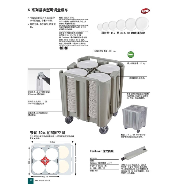 S系列緊湊型可調式盤碟車